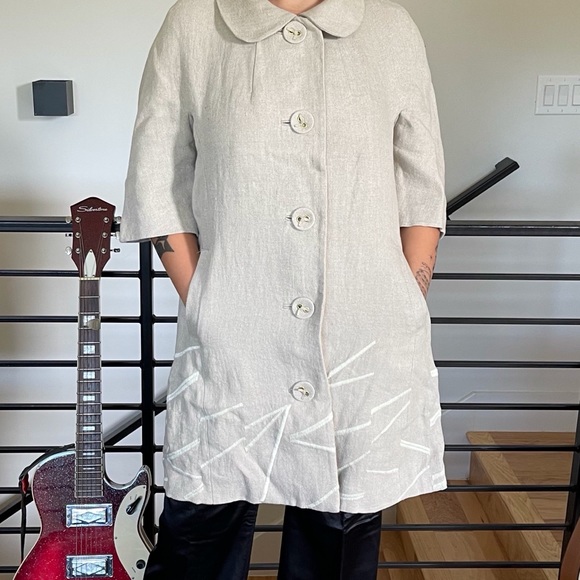 Linen Coat elevenses - Picture 2 of 8